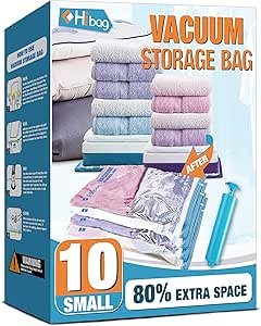Vacuum Storage Bags 10-Pack Space Saver