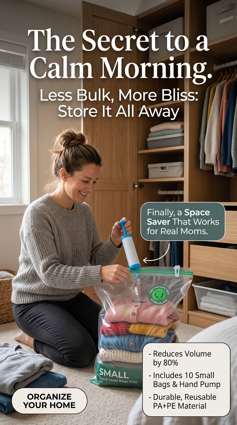 Vacuum Storage Bags 10-Pack Space Saver